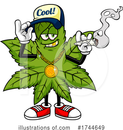 Royalty-Free (RF) Marijuana Clipart Illustration by Hit Toon - Stock Sample #1744649
