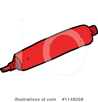 Royalty-Free (RF) Marker Clipart Illustration by lineartestpilot - Stock Sample #1148208