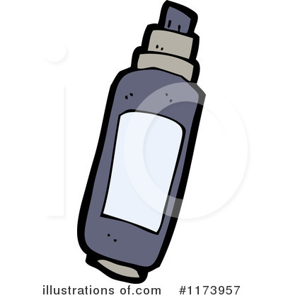 Royalty-Free (RF) Marker Clipart Illustration by lineartestpilot - Stock Sample #1173957
