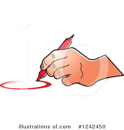 Royalty-Free (RF) Marker Clipart Illustration by Lal Perera - Stock Sample #1242450