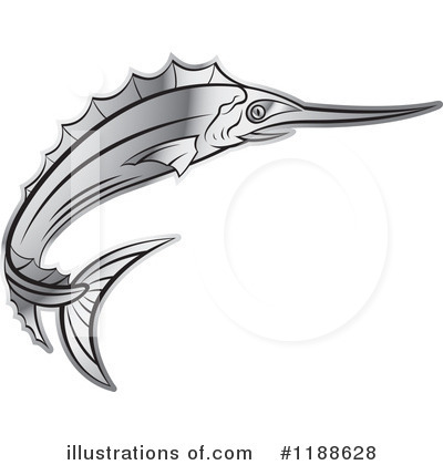 Royalty-Free (RF) Marlin Clipart Illustration by Lal Perera - Stock Sample #1188628