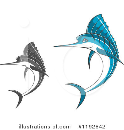 Royalty-Free (RF) Marlin Clipart Illustration by Vector Tradition SM - Stock Sample #1192842