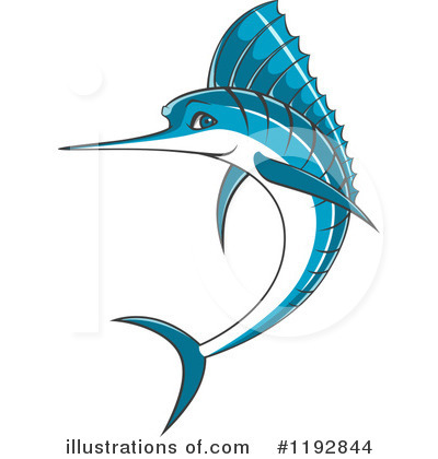 Royalty-Free (RF) Marlin Clipart Illustration by Vector Tradition SM - Stock Sample #1192844