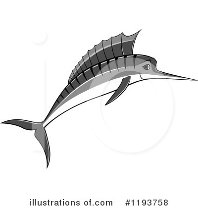 Royalty-Free (RF) Marlin Clipart Illustration by Vector Tradition SM - Stock Sample #1193758