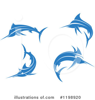 Royalty-Free (RF) Marlin Clipart Illustration by Vector Tradition SM - Stock Sample #1198920