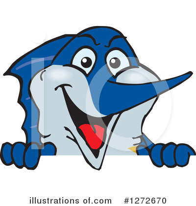 Marlin Clipart #1272670 by Dennis Holmes Designs