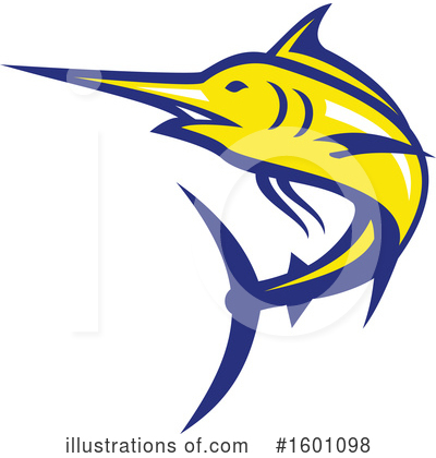 Royalty-Free (RF) Marlin Clipart Illustration by patrimonio - Stock Sample #1601098