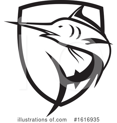 Royalty-Free (RF) Marlin Clipart Illustration by patrimonio - Stock Sample #1616935