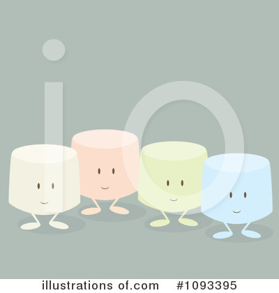 Royalty-Free (RF) Marshmallow Clipart Illustration by Randomway - Stock Sample #1093395