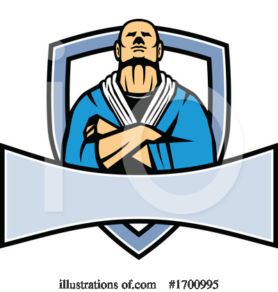Royalty-Free (RF) Martial Arts Clipart Illustration by patrimonio - Stock Sample #1700995