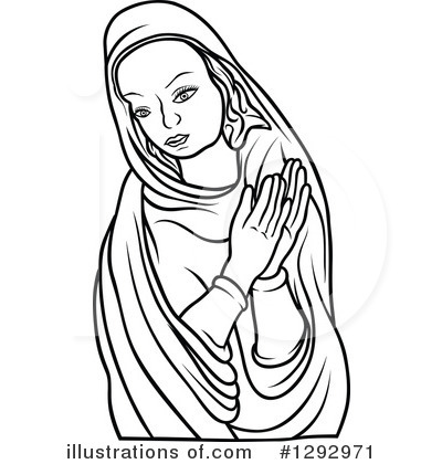 Royalty-Free (RF) Mary Clipart Illustration by dero - Stock Sample #1292971