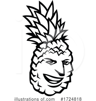 Pineapple Clipart #1724818 by patrimonio