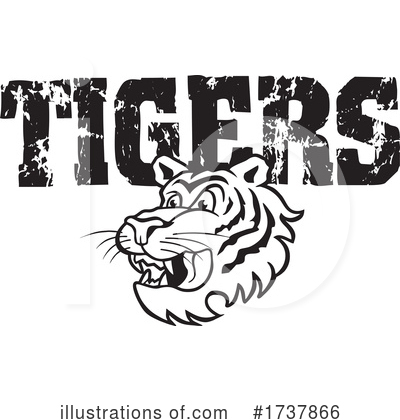 Tiger Clipart #1737866 by Johnny Sajem