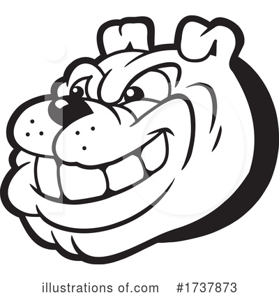 Bulldog Clipart #1737873 by Johnny Sajem