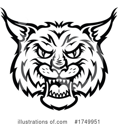 Bobcat Clipart #1749951 by Vector Tradition SM