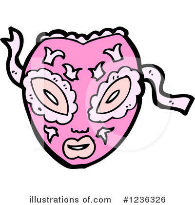 Royalty-Free (RF) Mask Clipart Illustration by lineartestpilot - Stock Sample #1236326