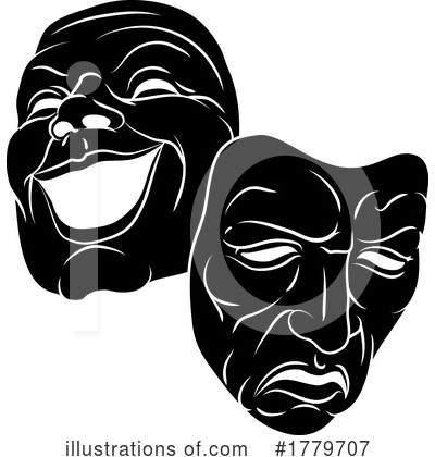 Royalty-Free (RF) Mask Clipart Illustration by AtStockIllustration - Stock Sample #1779707