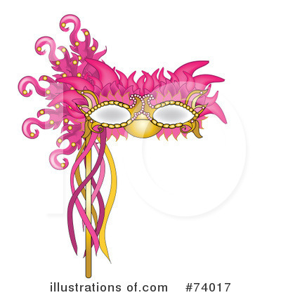 Royalty-Free (RF) Mask Clipart Illustration by Pams Clipart - Stock Sample #74017
