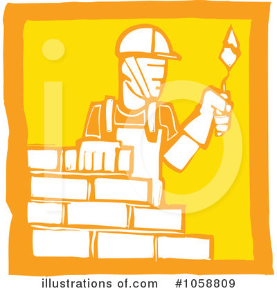Bricklaying Clipart #1058809 by xunantunich