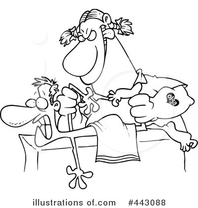 Royalty-Free (RF) Massage Clipart Illustration by toonaday - Stock Sample #443088