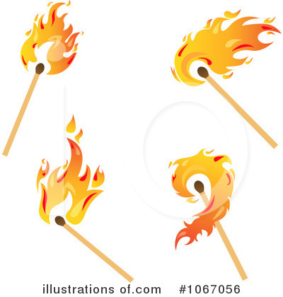 Royalty-Free (RF) Matches Clipart Illustration by Vector Tradition SM - Stock Sample #1067056