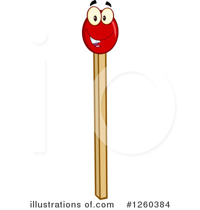 Matches Clipart #1260384 by Hit Toon
