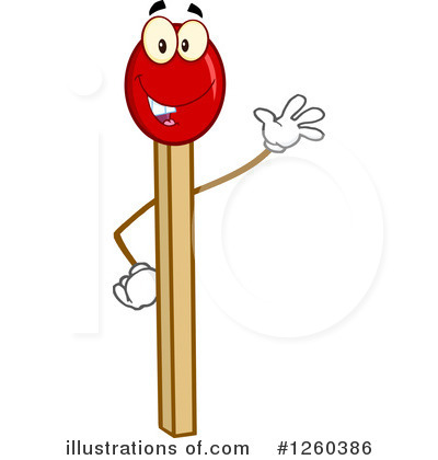 Matchstick Clipart #1260386 by Hit Toon