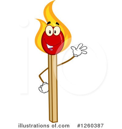 Matchstick Clipart #1260387 by Hit Toon