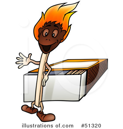 Royalty-Free (RF) Matches Clipart Illustration by dero - Stock Sample #51320