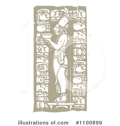 Royalty-Free (RF) Mayan Clipart Illustration by xunantunich - Stock Sample #1100899