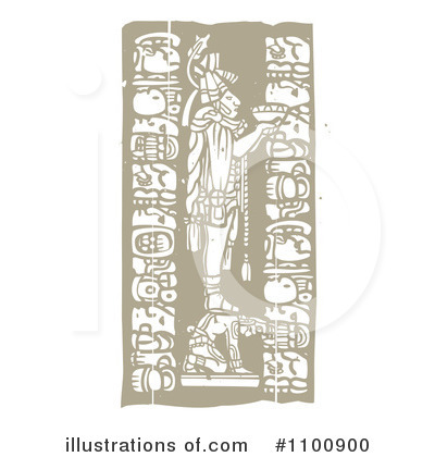 Royalty-Free (RF) Mayan Clipart Illustration by xunantunich - Stock Sample #1100900