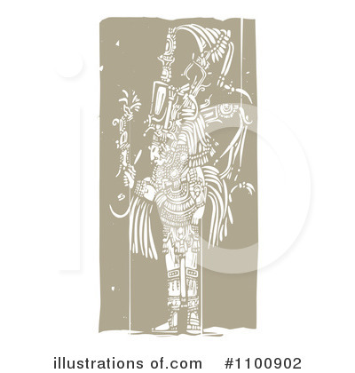 Royalty-Free (RF) Mayan Clipart Illustration by xunantunich - Stock Sample #1100902