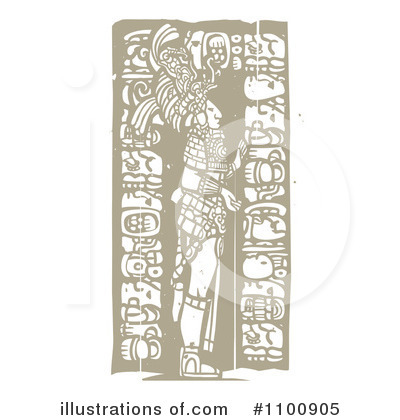 Royalty-Free (RF) Mayan Clipart Illustration by xunantunich - Stock Sample #1100905
