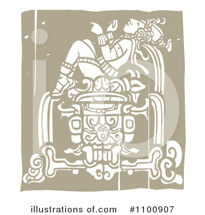 Royalty-Free (RF) Mayan Clipart Illustration by xunantunich - Stock Sample #1100907