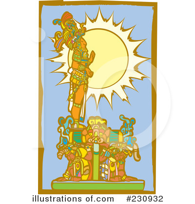 Royalty-Free (RF) Mayan Clipart Illustration by xunantunich - Stock Sample #230932