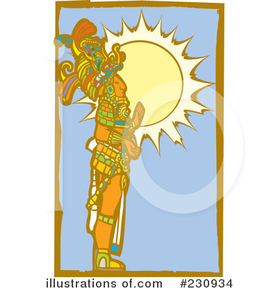 Royalty-Free (RF) Mayan Clipart Illustration by xunantunich - Stock Sample #230934