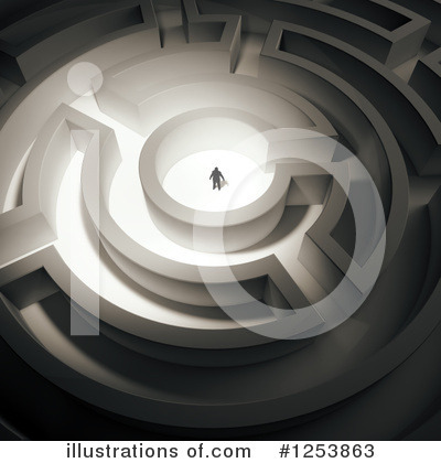Royalty-Free (RF) Maze Clipart Illustration by Mopic - Stock Sample #1253863