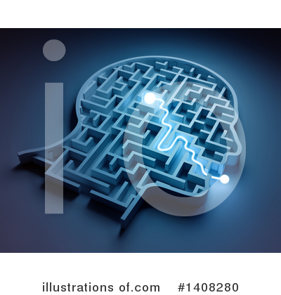 Royalty-Free (RF) Maze Clipart Illustration by Mopic - Stock Sample #1408280