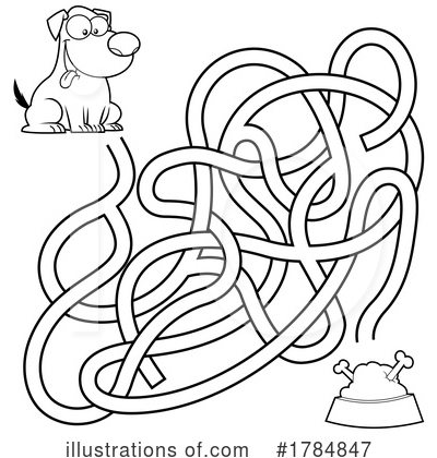 Royalty-Free (RF) Maze Clipart Illustration by Hit Toon - Stock Sample #1784847