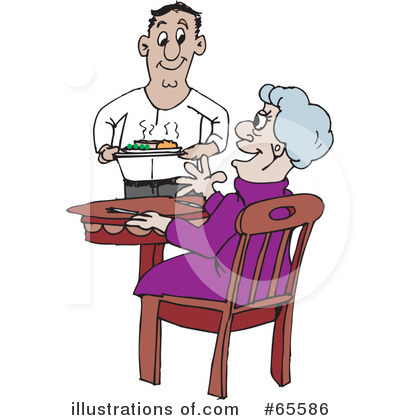 Dining Clipart #65586 by Dennis Holmes Designs