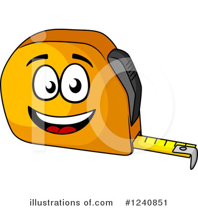 Tape Measure Clipart #1240851 by Vector Tradition SM