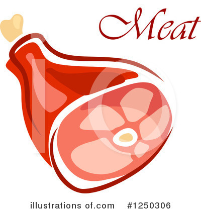 Royalty-Free (RF) Meat Clipart Illustration by Vector Tradition SM - Stock Sample #1250306