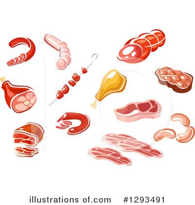 Royalty-Free (RF) Meat Clipart Illustration by Vector Tradition SM - Stock Sample #1293491