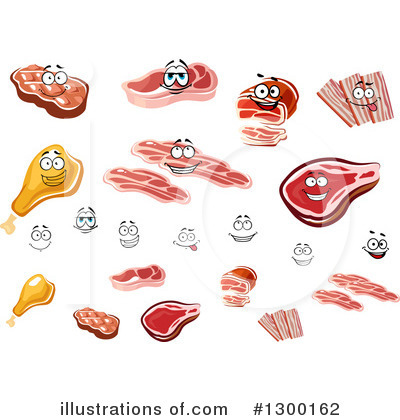 Royalty-Free (RF) Meat Clipart Illustration by Vector Tradition SM - Stock Sample #1300162