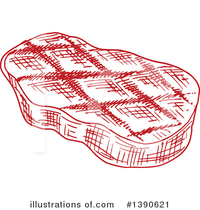 Royalty-Free (RF) Meat Clipart Illustration by Vector Tradition SM - Stock Sample #1390621