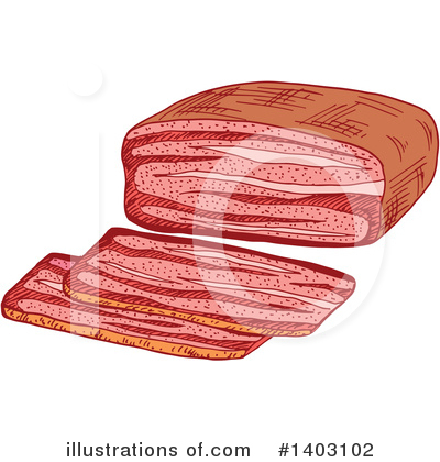 Royalty-Free (RF) Meat Clipart Illustration by Vector Tradition SM - Stock Sample #1403102