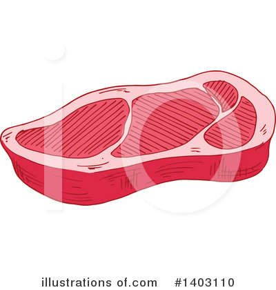 Beef Clipart #1403110 by Vector Tradition SM