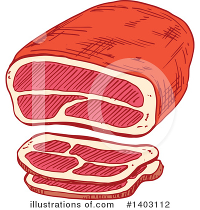 Royalty-Free (RF) Meat Clipart Illustration by Vector Tradition SM - Stock Sample #1403112
