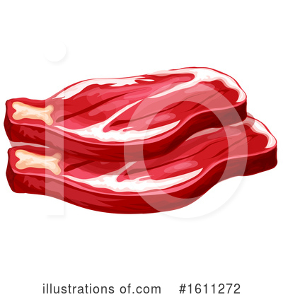 Royalty-Free (RF) Meat Clipart Illustration by Vector Tradition SM - Stock Sample #1611272