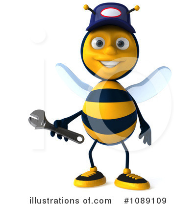 Mechanic Bee Clipart #1089109 by Julos